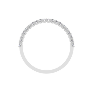 แหวนเพชรแพลตตินัม950สวยงามแหวนซ้อนกันได้สำหรับผู้หญิงปรับแต่งได้งานหมั้นงานแต่งงานเครื่องประดับสวยงาม IGI - Product Image 4