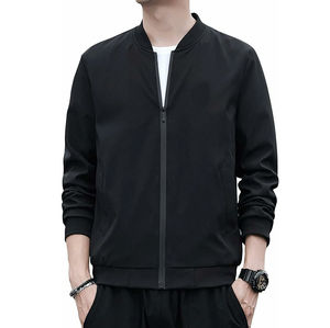 แจ็คเก็ตบอมเบอร์ผ้าแคนวาสคุณภาพสูงสำหรับผู้ชาย ปี 2026 ระบายอากาศได้ดี ดีไซน์ใหม่แบบสั่งทำ ซิปหน้า คอตั้ง โลโก้ด้านหน้า เหมาะสำหรับฤดูหนาว - Product Image 6