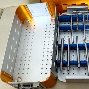 Boîte vide autoclavable en acier inoxydable de qualité chirurgicale pour le rangement d'instruments à grands fragments, organiseur de kit d'instruments chirurgicaux - Product Image 2