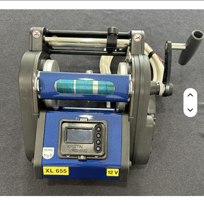 Carrete de Pesca Eléctrico Top Ventas Kristals XL 655 Levelwinds de 12 Voltios con Velocidad Variable - Product Image 1