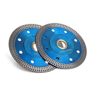 Lame de scie turbo en maille diamantée de 4 pouces pour carrelage en porcelaine, coupe rapide et propre - Product Image 1