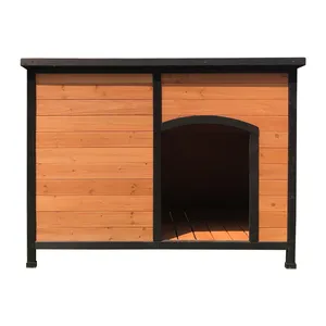 Wooden Dog Cage Kennel Lockable Door Small Animal House Openable Top Wood Dog Kennel