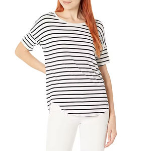 Camisetas de Verano para Mujer, Ecológicas, Casuales, de Corte Regular, Transpirables, de Secado Rápido, Cuello Redondo, Mezcla de Spandex y Algodón - Product Image 1