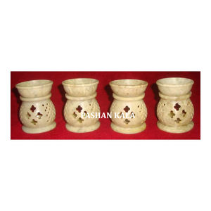 Importador y exportador hecho a mano Natural esteatita tallado Aroma aceite quemador Lámpara diseño creativo para regalos corporativos al mejor precio - Product Image 1