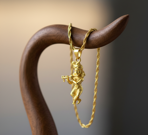 Collar de cadena de eslabones de animales colgante de uso diario chapado en oro tendencia regalo espiritual hombres mujeres - Product Image 4