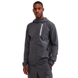 Hombres ligero transpirable al aire libre impermeable chaqueta cortavientos entrenamiento invierno ropa para correr al por mayor personalizado Venta caliente - Product Image 4