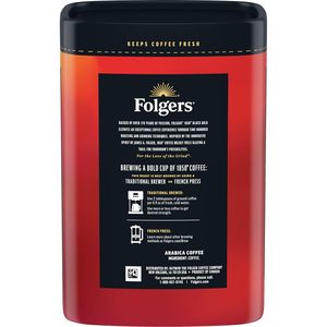 Café moulu Folgers 1850 Black Gold Dark Roast, 12 onces (lot de 6) - Product Image 5