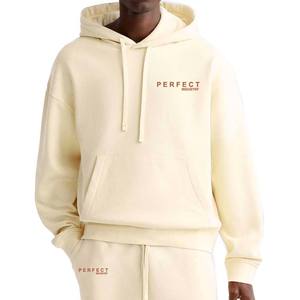Sudaderas con capucha con logotipo personalizado en Blanco polar francés Terry hombro caído cordón Unisex hombres mujeres peso pesado sudaderas con capucha de algodón de gran tamaño - Product Image 1