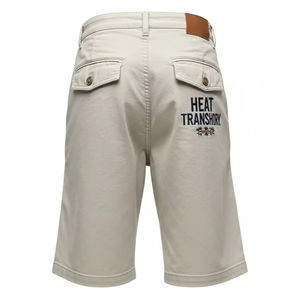 Pantalones Cortos Bermuda de Lona, Mezcla de Algodón, Estampado por Transferencia de Calor, Ropa Casual de Verano, Venta al por Mayor - Product Image 4