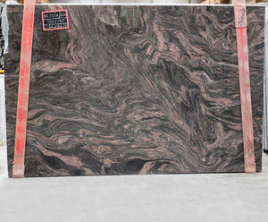 Losas de granito marrón arena movediza marrón fantasía diseño moderno de cuero acabado pulido Sri Lanka Natural - Product Image 4