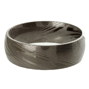 Anillo de Acero de Damasco Hecho a Mano Personalizado, Anillo de Bodas para Hombre, Patrón Único de Grano de Madera, Ajuste Cómodo, Fabricante de Joyería, Venta al por Mayor - Product Image 2