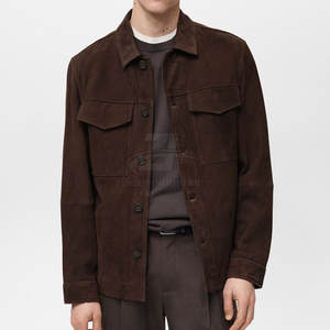 Street Wear Customized Logo Printed <b>Suede</b> <b>Jacket</b> OEM Service 2026 High Quality Winter <b>Jacket</b> - Product Image 2