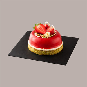 Gold and Black 14x14 cm Square <b>Cake</b> <b>Board</b> Tray 10 kg Capacity Food Grade Paper Rigid and Durable - Product Image 2