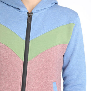 Survêtement d'hiver pour femme, sur mesure, à capuche, uni, 100% coton, coupe classique, respirant, service OEM - Product Image 5