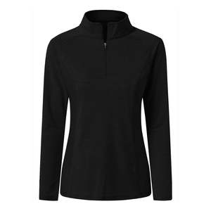 New High Quality Casual Knitted for Shirt Custom Logo Women's <b>Long</b> <b>Sleeve</b> <b>Golf</b> Jersey Quick Dry Breathable Stretch T-shirt - Product Image 2