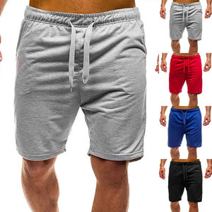 Pantalones cortos de alta calidad para hombre Pantalones cortos relajados de Jersey fino para hombre 2024 Nuevo Pantalón corto de cintura elástica con cordón para hombre - Product Image 1