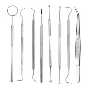 Kit de Higiene Dental, Juego de 8 Piezas, Kit Profesional de Limpieza Dental, Herramientas Manuales de Acero Inoxidable Reutilizables para el Cuidado Bucal 2025 - Product Image 2