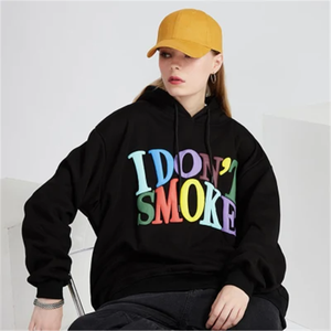 Sudadera con Capucha Extra Grande de Felpa |   Sudadera de Moda Urbana |   Mezcla de Algodón Suave con Logotipo Personalizado |   Precio al por Mayor - Product Image 5