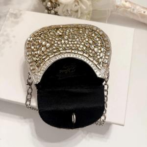 Bolso de Noche Elegante con Mosaico y Decoración Artesanal, Bolso de Mano Multicolor para Bodas y Fiestas - Product Image 5