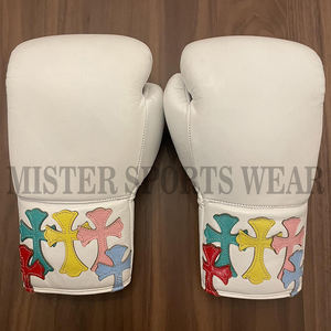 Guantes de Boxeo de Piel Hechos a Medida de Primera Calidad, Diseño con Cordones, Hechos 100% con Piel Original, Crea Tu Propia Marca - Product Image 1