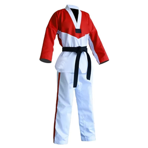 Uniforme Taekwondo Tissu renforcé résistant à la déchirure Coups de pied haute tension Stretch Jiu Jitsu Kimono Gi 100% coton Séchage rapide - Product Image 1