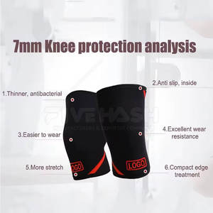 Rodilleras de doble capa para levantamiento de pesas, powerlifting y entrenamiento en el gimnasio para entrenamiento de la parte inferior del cuerpo - Product Image 3