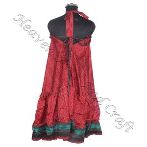 SD004 Saree / Sari / Shari indien et pakistanais vêtements de l'Inde Hippy Boho longue Unique Cool Maxi indien Vintage Sari robe - Product Image 2