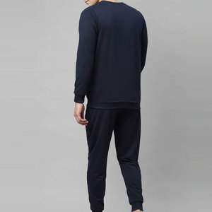 Survêtement d'hiver réversible léger pour homme grande taille, motif uni, logo personnalisé, design en coton respirant et écologique - Product Image 2