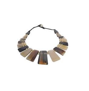 Collar de cuerno de buey de búfalo Natural respetuoso con el medio ambiente, collares de cuerno de búfalo Real para niñas y mujeres, joyería, collar de cuerno - Product Image 5