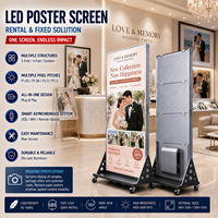 Écran d'affichage LED tout-en-un TOPvision P2.5, affichage numérique couleur pour la vente au détail et les expositions