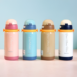 Botella de Vacío para Niños de 450 ml, Mantiene Bebidas Frías o Calientes, Material PE Recubierto, Apta para Lavavajillas, Ideal para Senderismo y Camping - Product Image 5