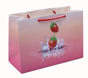 Eco-Friendly Recyclable Ivory <b>Paper</b> Box Shopping Bag Cotton Rope Handle Custom Printed Vietnam Factory Direct Supply Wholesale - Product Image 5