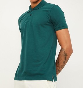 Camiseta informal personalizada para hombre, Camiseta ajustada con cuello de polo bolsillo y sólido, camiseta de tela de poliéster, camiseta para hombre con logotipo a pedido - Product Image 4