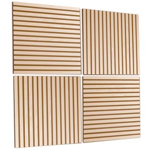 Panneaux muraux acoustiques modernes Akupanel personnalisés placage de bois véritable polyester insonorisé meilleur prix pour la conception graphique de chambre à coucher - Product Image 3