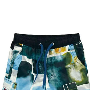 Pantalones Cortos Casuales Transpirables para Hombre con Estampado Personalizado, Detalle de Botones, Tela Oxford, Cintura Elástica - Servicio OEM Disponible - Product Image 2