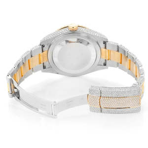 Luxury Hip Hop Iced Out Square Quartz Glass Diamond Watch VVS Moissanite Stainless Steel <b>Jewelry</b> - Product Image 4