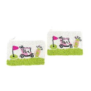 Petite pochette de mode à bandoulière pour téléphones mobiles, porte-monnaie à perles, portefeuille avec poche d'épaule, sacs à main et pochette - Product Image 3