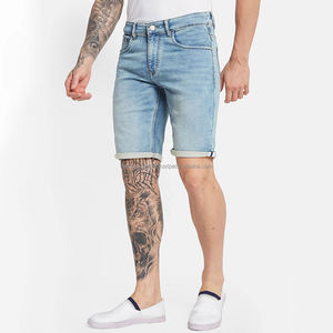 Nardon Apparel Vente en gros Design personnalisé Short en jean pour homme Canvas Taille moyenne Style sportif Chaud Motif solide 100% Coton Respirant - Product Image 3
