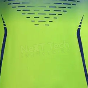 Men's Soccer Jersey Set Gradient Green Blue V-Neck Short Sleeve Moisture Wicking Polyester Uniform All Seasons Athletic Fit - Product Image 5