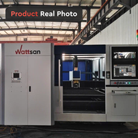 Máquina de Fabricación de Metal con Láser de Fibra de Gran Formato Wattsan 2060 Hard 30kW, para Aluminio, Cobre y Acero, CE 2000*6000mm