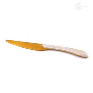 Ensemble de couverts modernes en acier inoxydable pour la salle à manger et les réceptions |   Ensemble cuillère, fourchette et couteau écologiques pour les maisons contemporaines - Product Image 2
