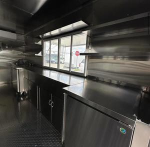 Camions et chariots de restauration rapide haut de gamme en fibre de verre, pour snacks, burgers, hot-dogs, usage commercial extérieur, garantie 3 ans - Product Image 2