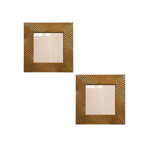 Espejo de Pared Redondo Plateado Moderno Hecho a Mano, Decoración del Hogar con Nuevo Diseño para Bodas - Product Image 2