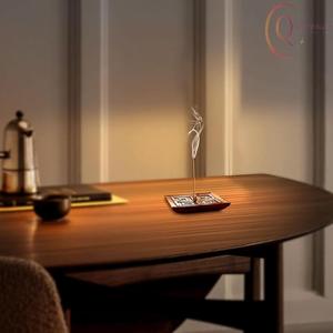 Boîte à encens décorative en bois avec couvercle, 100 % naturelle et durable, pour bâtonnets et cônes d'encens, utilisation sans cendres - Product Image 6