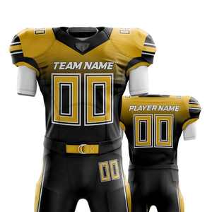 Low MOQ <b>Best</b> Price Breathable Polyester Material Men's Custom American <b>Football</b> Uniform - Product Image 5