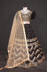 Lehenga choli-ropa de fiesta para mujer, nuevo diseño, estilo indio, con trabajo pesado, alta calidad - Product Image 3