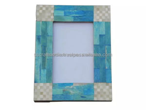 กรอบรูปผ้าใบงานทำมือสไตล์วินเทจกระดูกแบบทันสมัยโดยผู้จำหน่ายจากอินเดียสำหรับเป็นของขวัญหรือจัดแสดงที่บ้าน - Product Image 4