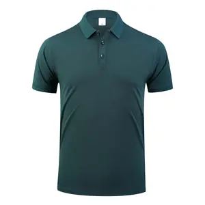 UV bảo vệ thoáng khí nhanh chóng khô hiệu suất Độ ẩm-wicking polo Áo sơ mi mỏng phù hợp với nam giới cổ điển chống nhăn polo Áo sơ mi