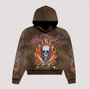 Sweat à capuche 100% coton pour hommes, poids lourd, haute qualité, surdimensionné, épaules tombantes, lavage à l'acide, avec fermeture éclair, nouveauté - Product Image 1