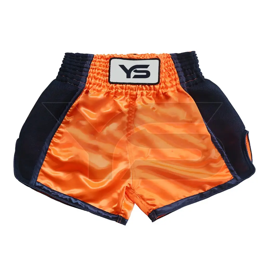 Pantalones cortos de lucha de Muay Thai impresos personalizados, fábrica al por mayor, servicio OEM, pantalones cortos de Muay Thai impresos personalizados